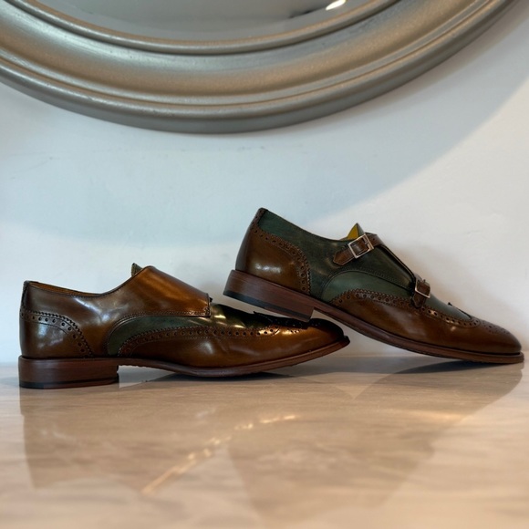 Undandy “48 Rep Butler” Double Monk Strap Shoes – Men display picture 1